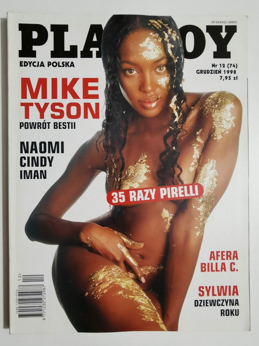 PLAYBOY NR 12 (74) GRUDZIEŃ 1998 NAOMI CAMPBELL - Czasopisma