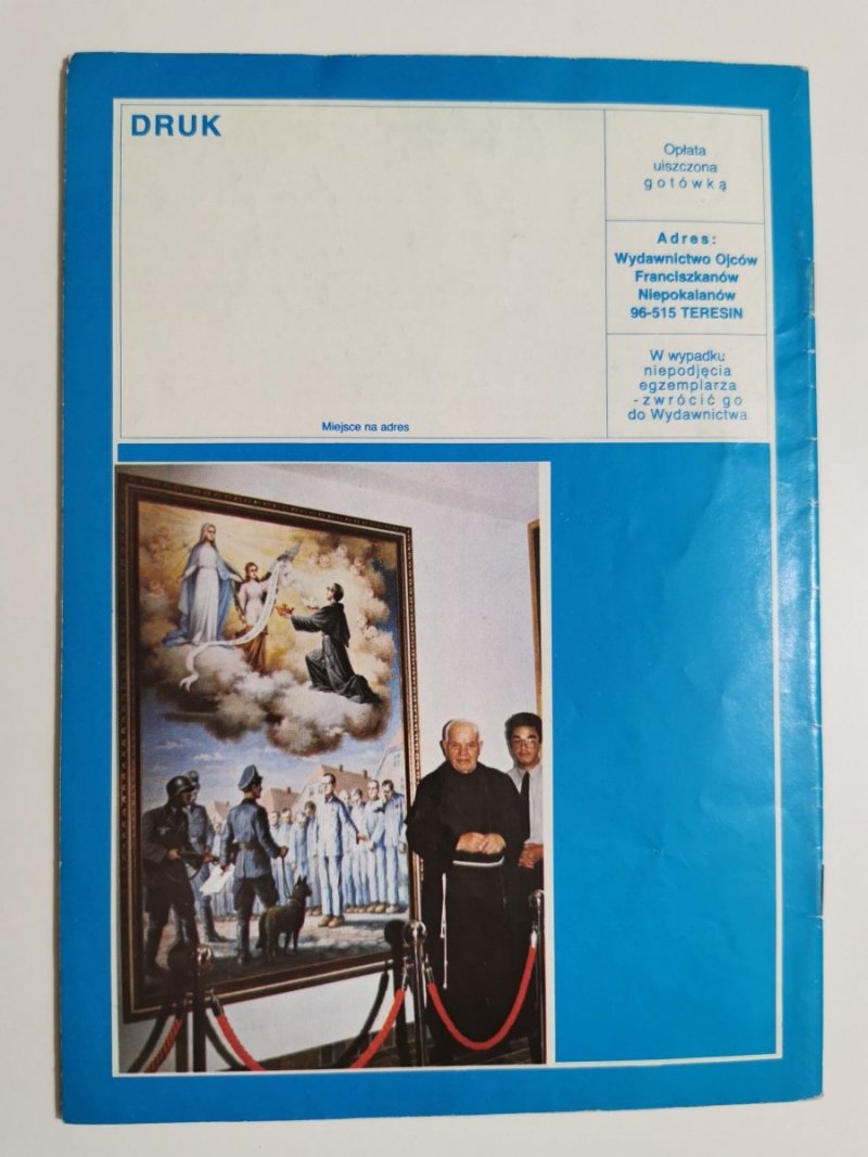 RYCERZ NIEPOKALANEJ NR 7-8 /409-410 LIPIEC-SIERPIEŃ 1990