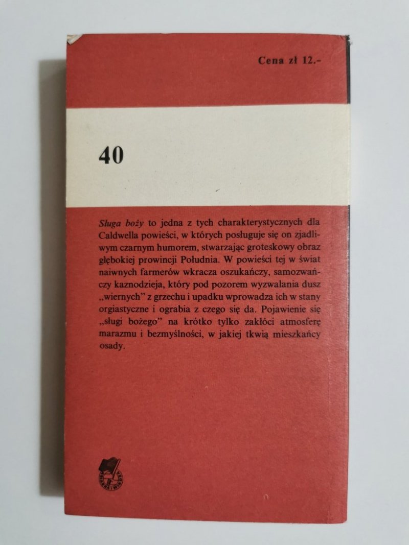 SŁUGA BOŻY - Erskine Caldwell 1977
