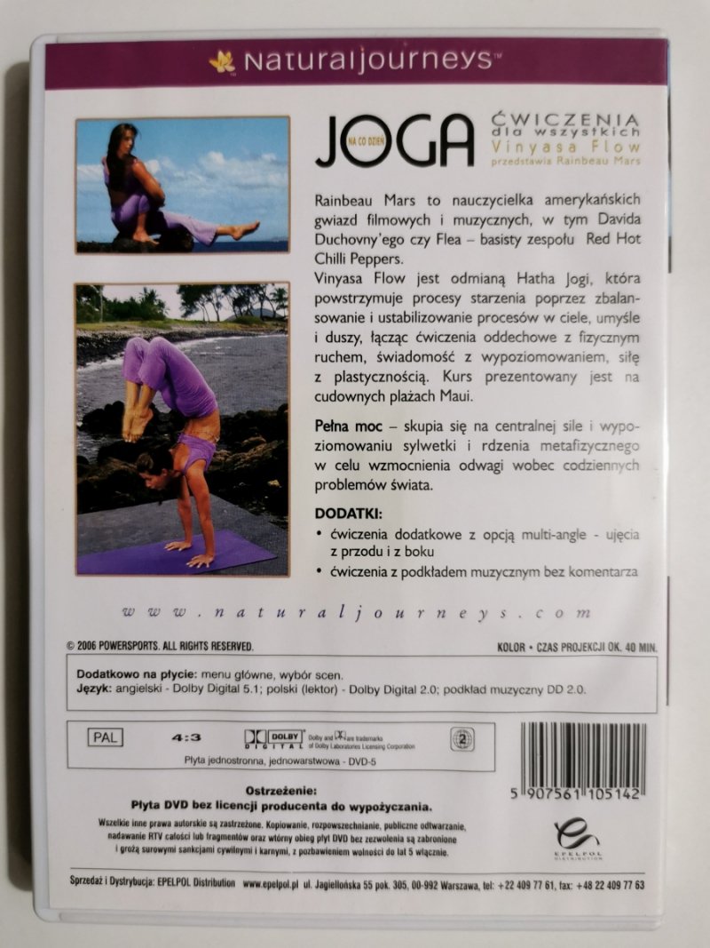 DVD. JOGA NA CO DZIEŃ. Pełna moc