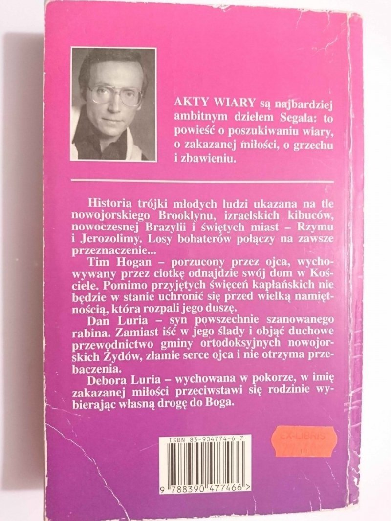 AKTY WIARY - Erich Segal 1988
