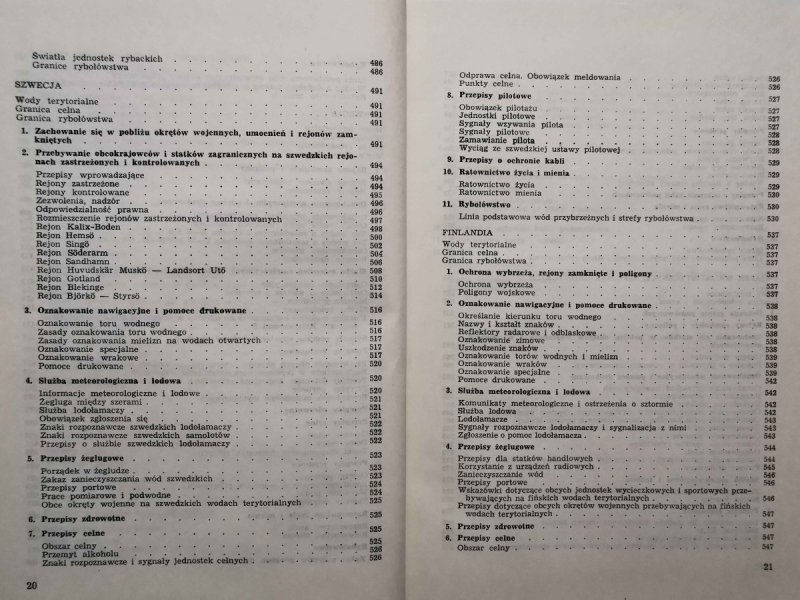 LOCJA BAŁTYKU ZBIÓR PRZEPISÓW 1979