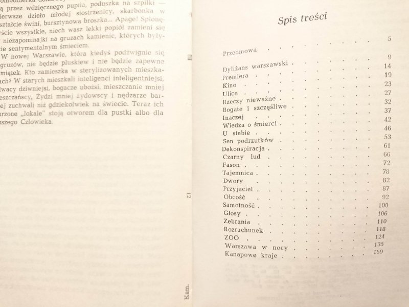 DYLIŻANS WARSZAWSKI - Maria Kuncewiczowa 1974