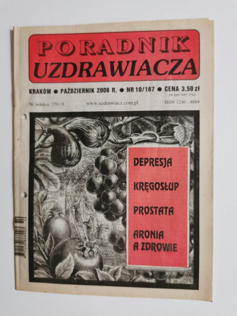 PORADNIK UZDRAWIACZA NR 10/167 PAŹDZIERNIK 2006 r.