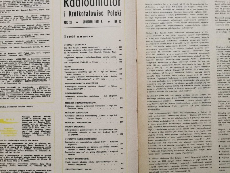 Radioamator i krótkofalowiec 12/1971