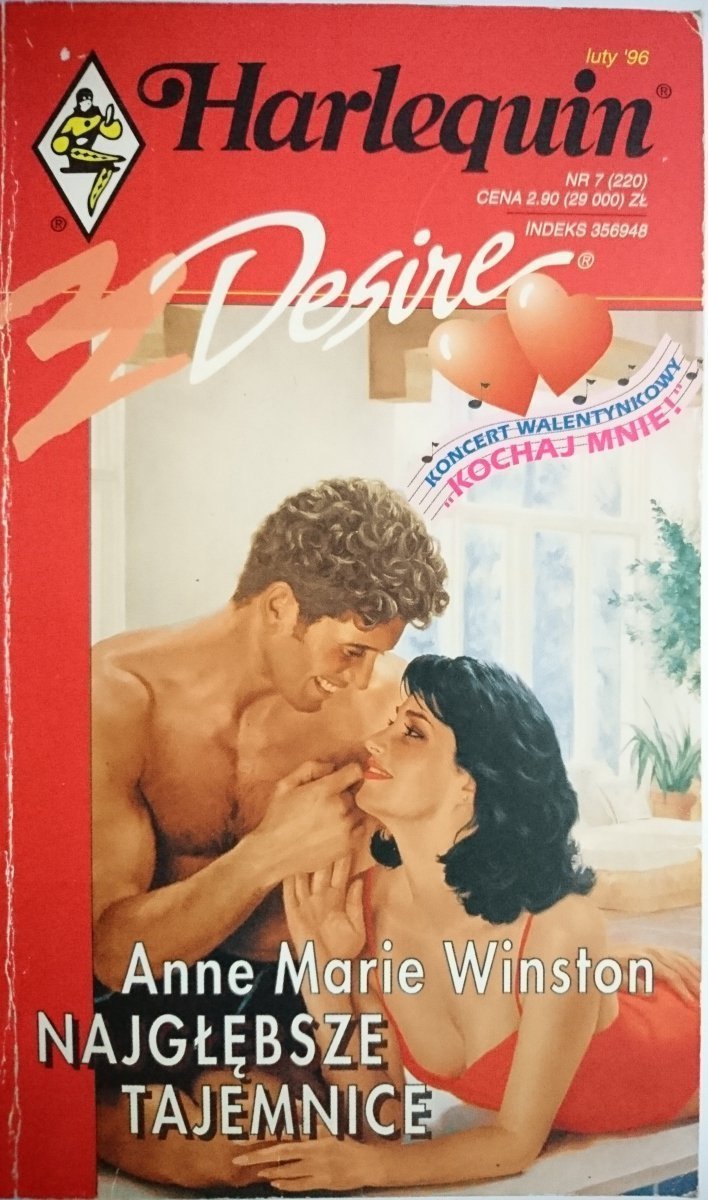 NAJGŁĘBSZE TAJEMNICE - Anne Marie Winston 1996