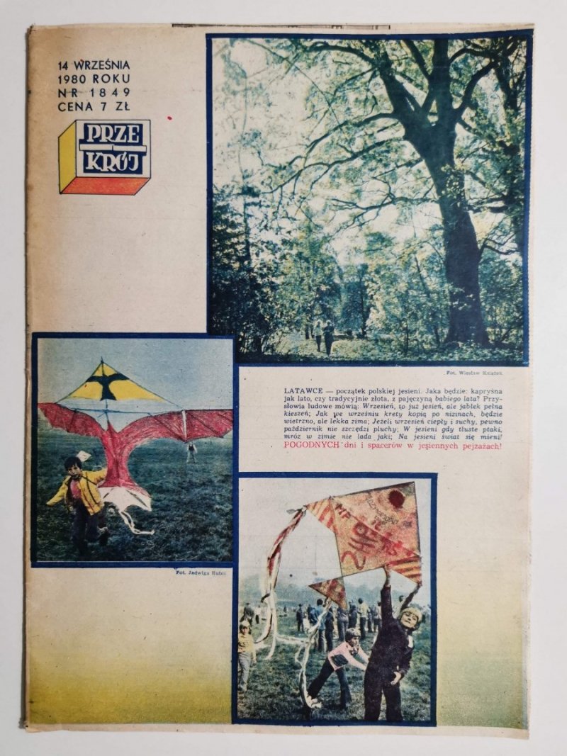 PRZEKRÓJ NR 1849 14 WRZEŚNIA 1980 ROKU