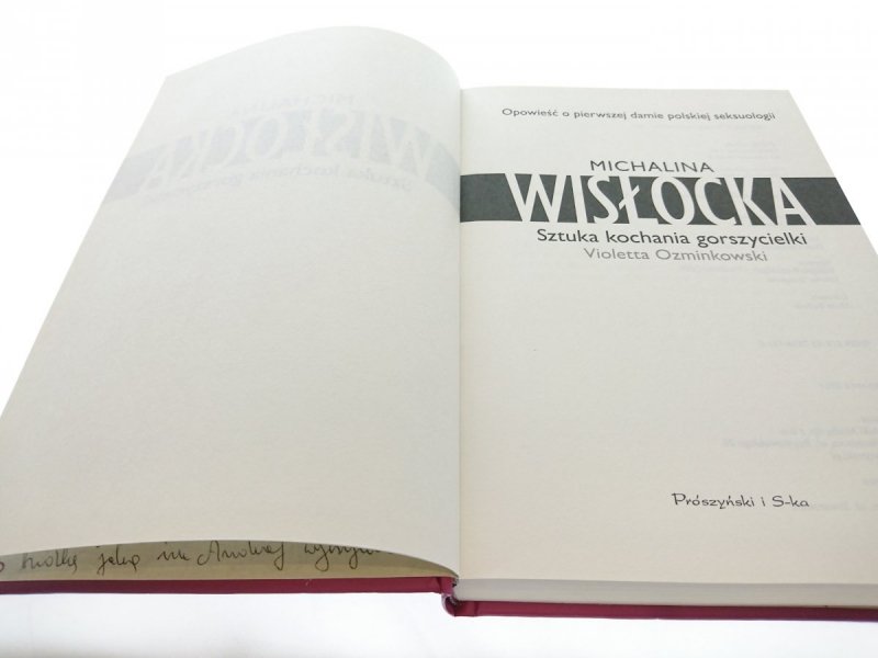 MICHALINA WISŁOCKA. SZTUKA KOCHANIA GORSZYCIELKI