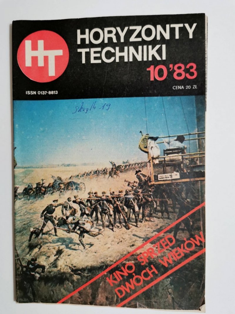 HORYZONTY TECHNIKI NR 10'83 KINO SPRZED DWÓCH WIEKÓW
