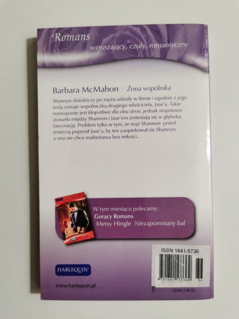 ŻONA WSPÓŁNIKA - Barbara McMahon 2007