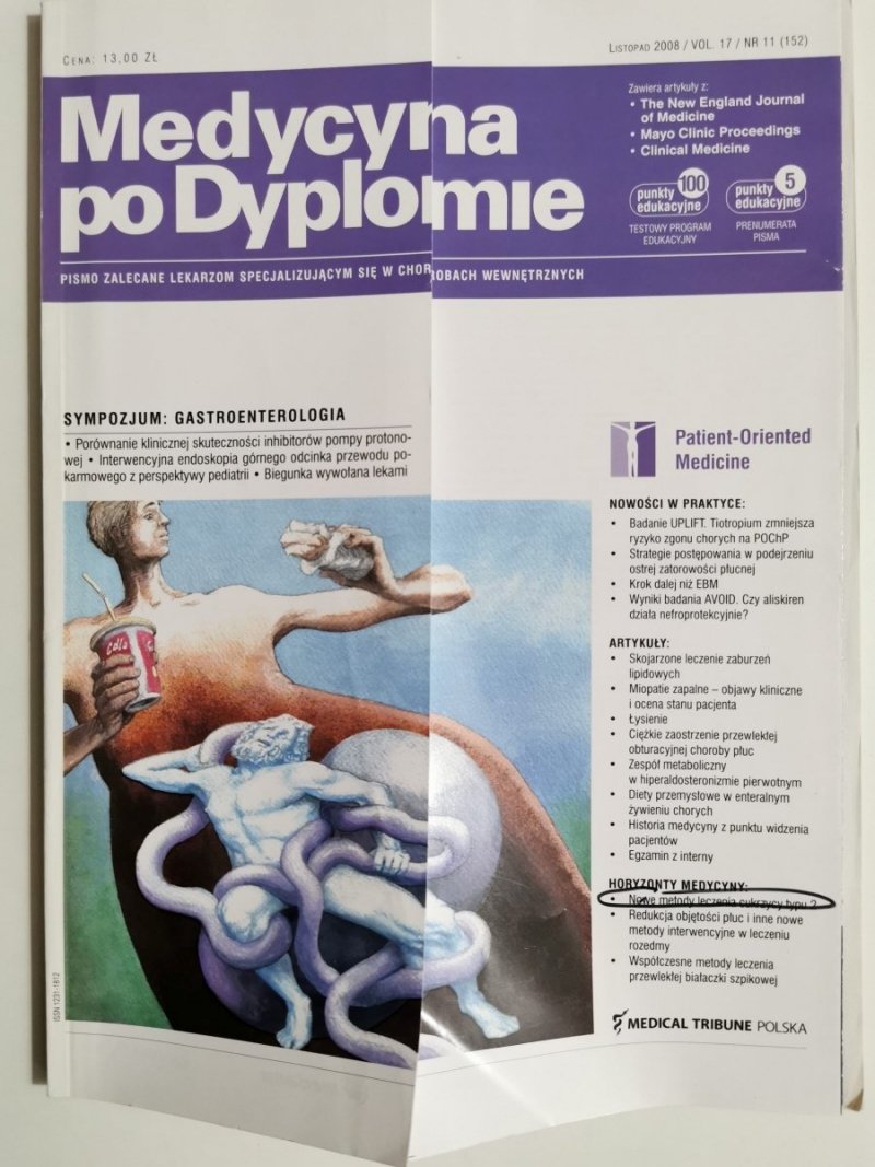 MEDYCYNA PO DYPLOMIE LUSTOPAD 2008 VOL 17 NR 11 (152)