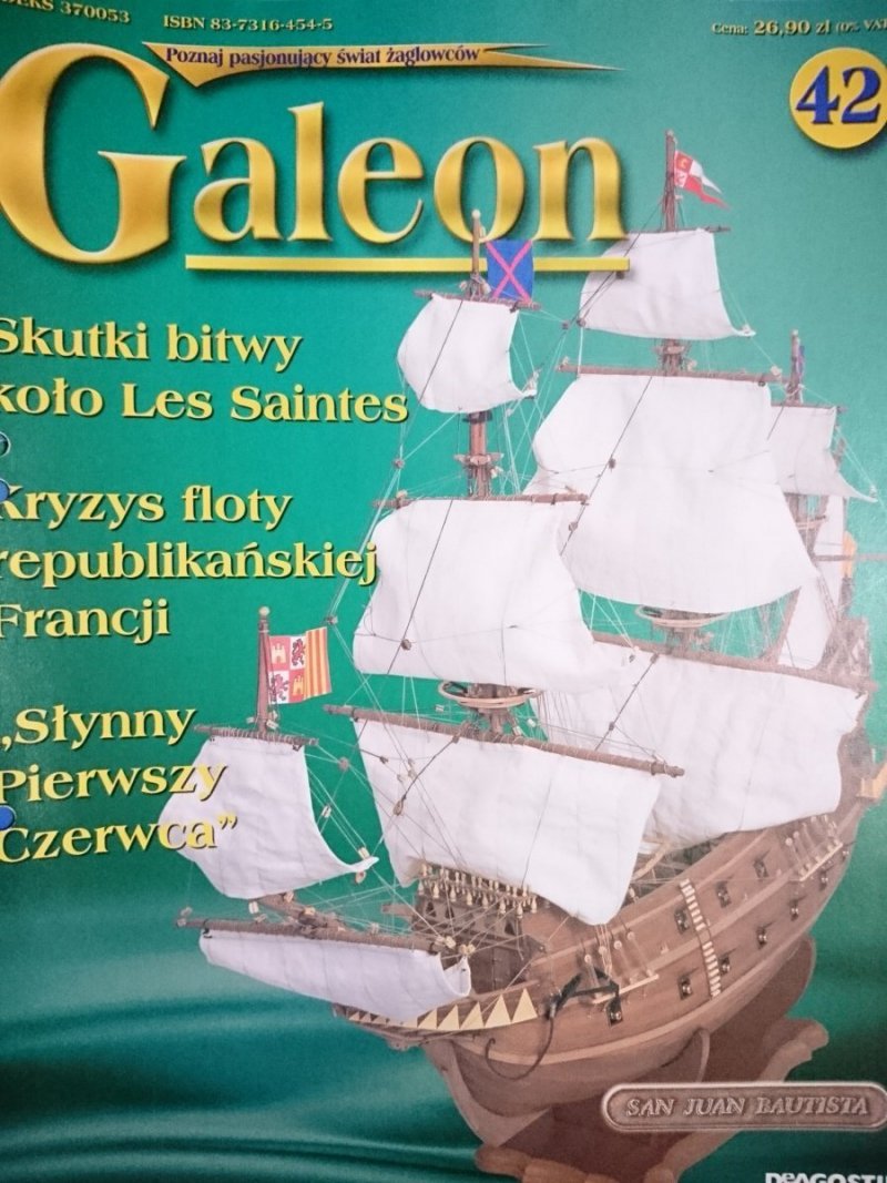 GALEON 42 SKUTKI BITWY KOŁO LES SAINTES (2003)