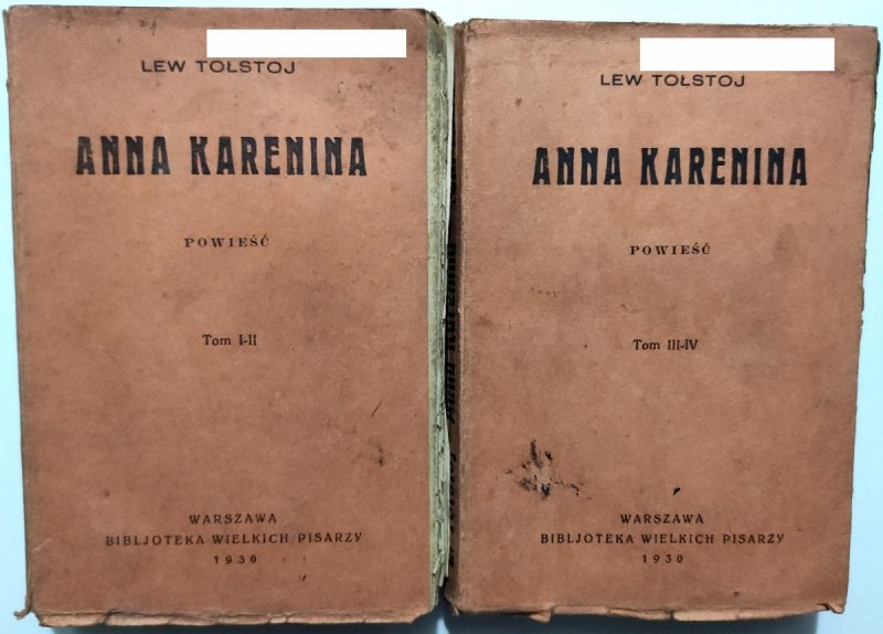 ANNA KARENINA 1930 - Łew Tołstoj