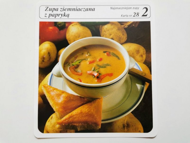KARTA KULINARNA NR. 28 ZUPA ZIEMNIACZANA Z PAPRYKĄ