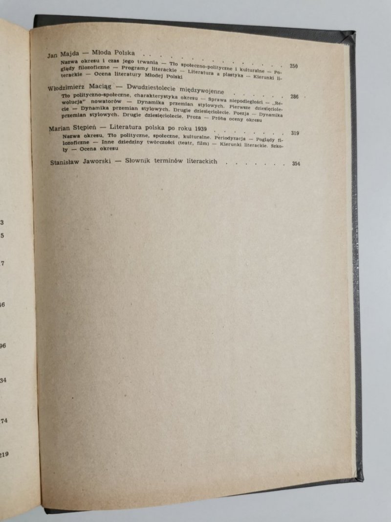 OKRESY LITERACKIE - red. Jan Majda 1985