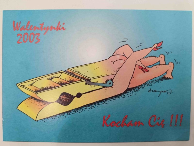 WALENTYNKI 2003 KOCHAM CIĘ KLAMERKA