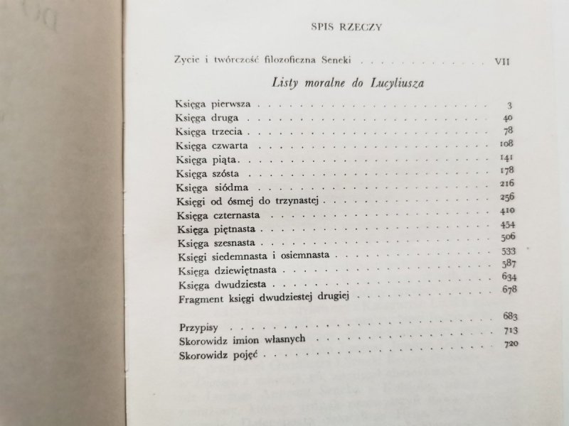 SENEKA LISTY MORALNE DO LUCYLIUSZA - Lucius Annaeus Seneca