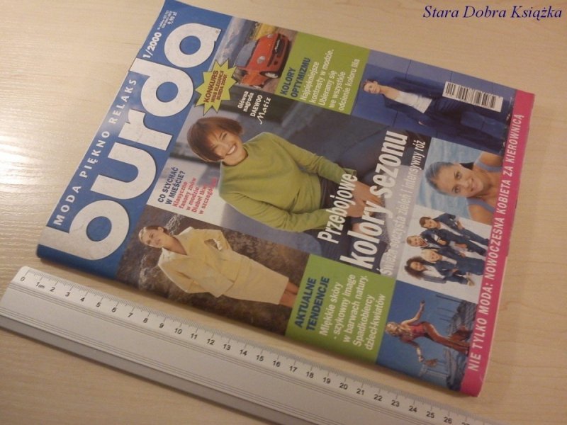 BURDA 1/2000 PRZEBOJOWE KOLORY SEZONU