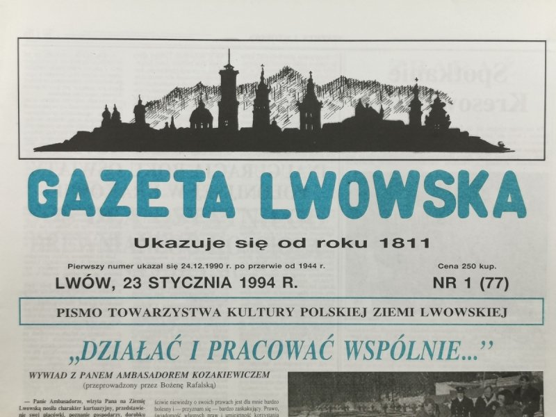 GAZETA LWOWSKA NR 1 (77) 1994