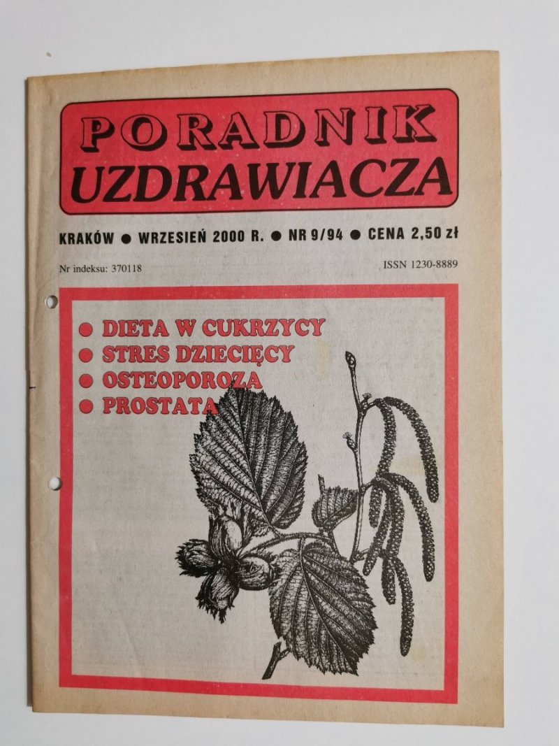 PORADNIK UZDRAWIACZA NR 9/94 WRZESIEŃ 2000 r.