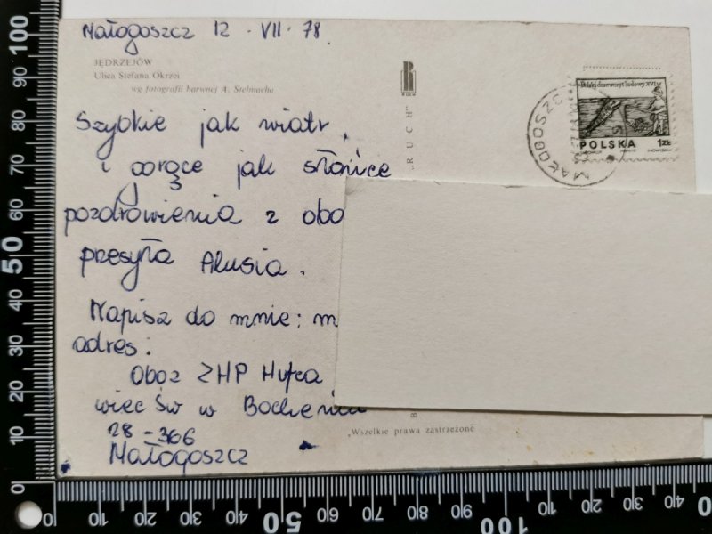 JĘDRZEJÓW. ULICA STEFANA OKRZEI