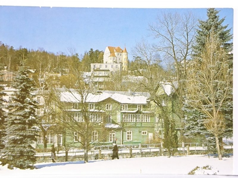 KRYNICA. PENSJONAT 'WISŁA' W GŁĘBI DOM WCZASOWY