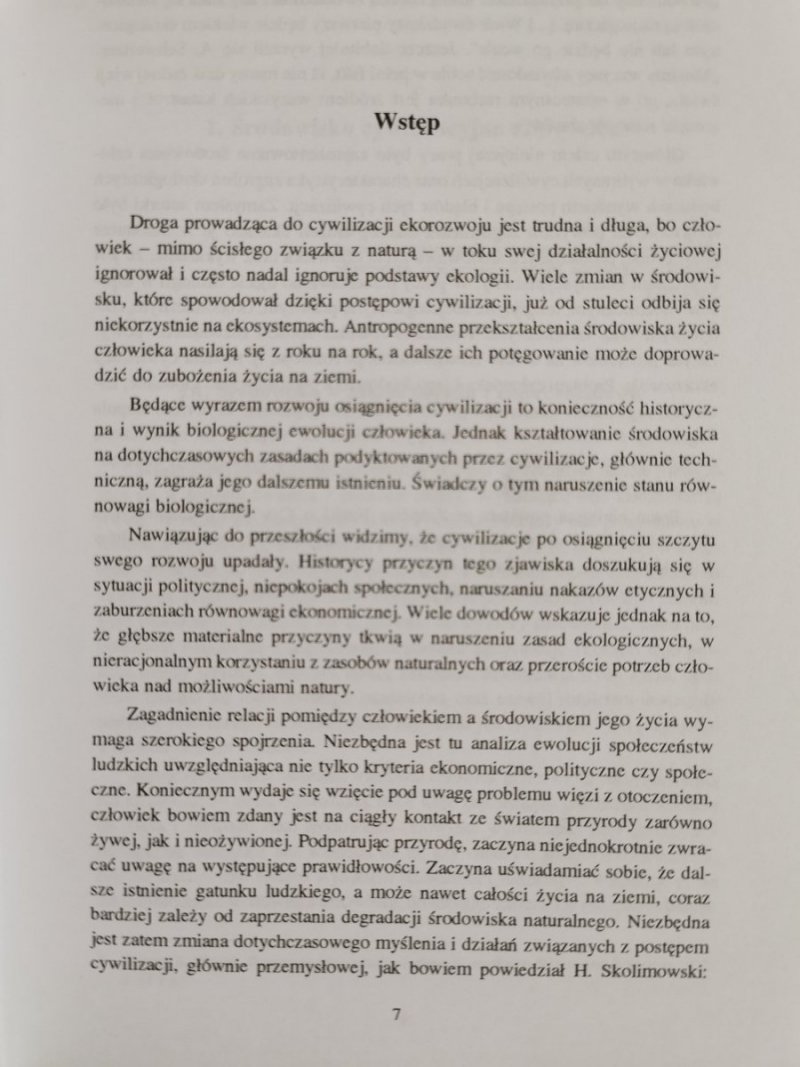 KU CYWILIZACJI EKOROZWOJU - Jadwiga Bohdanowicz 