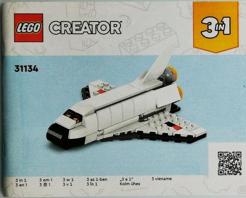 INSTRUKCJA.  LEGO CREATOR 31134  