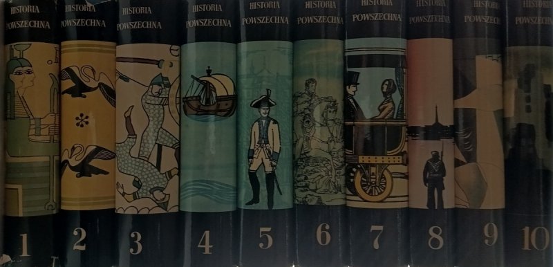 HISTORIA POWSZECHNA 10 TOMÓW 1975