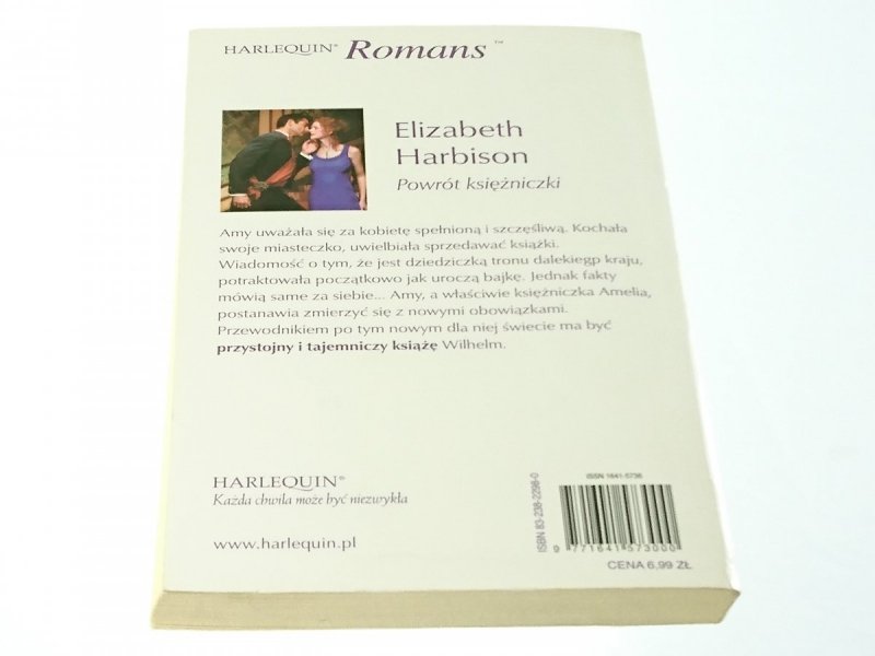 POWRÓT KSIĘŻNICZKI - Elizabeth Harbison 2005