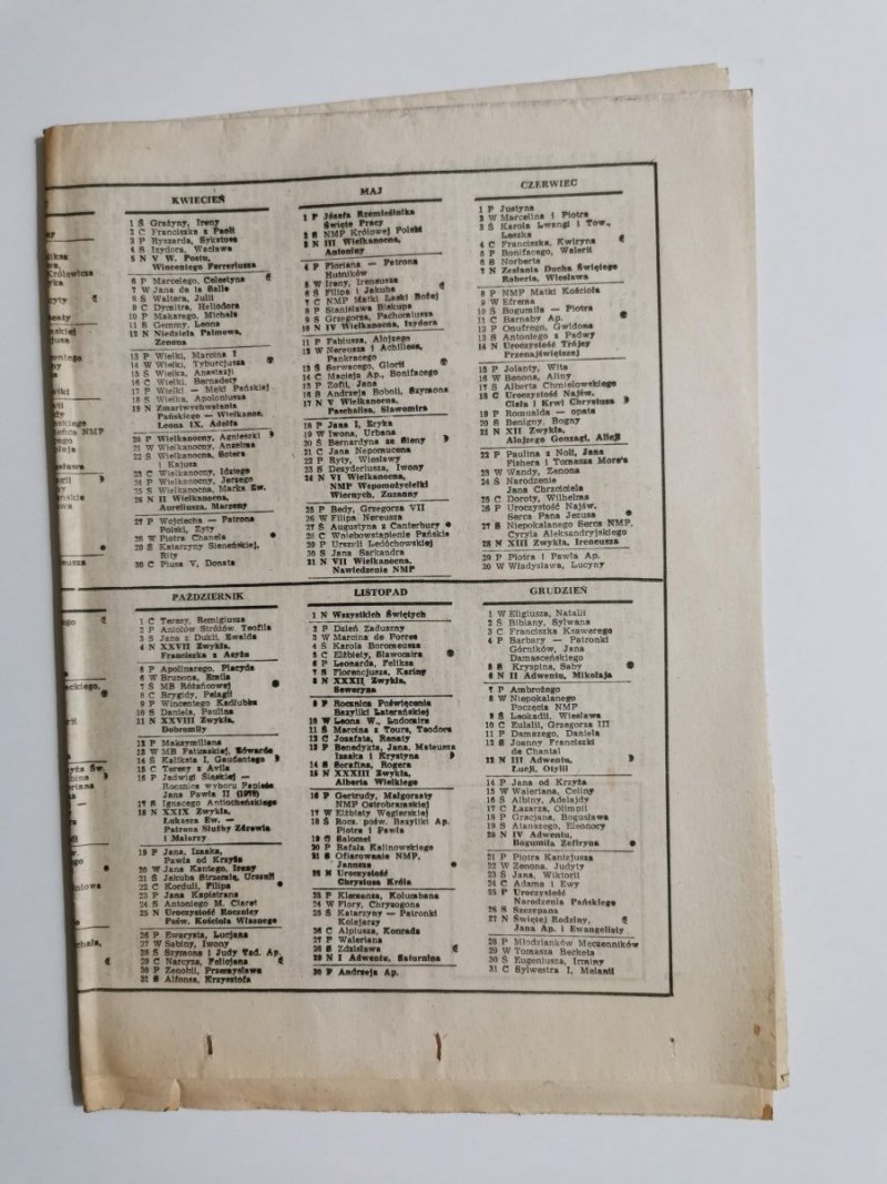 GOŚĆ NIEDZIELNY II NIEDZIELA PO NARODZENIU PAŃSKIM NR 1 ROK LXIV KATOWICE 4 I 1987