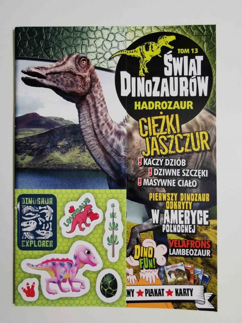 ŚWIAT DINOZAURÓW TOM 13 HADROZAUR 