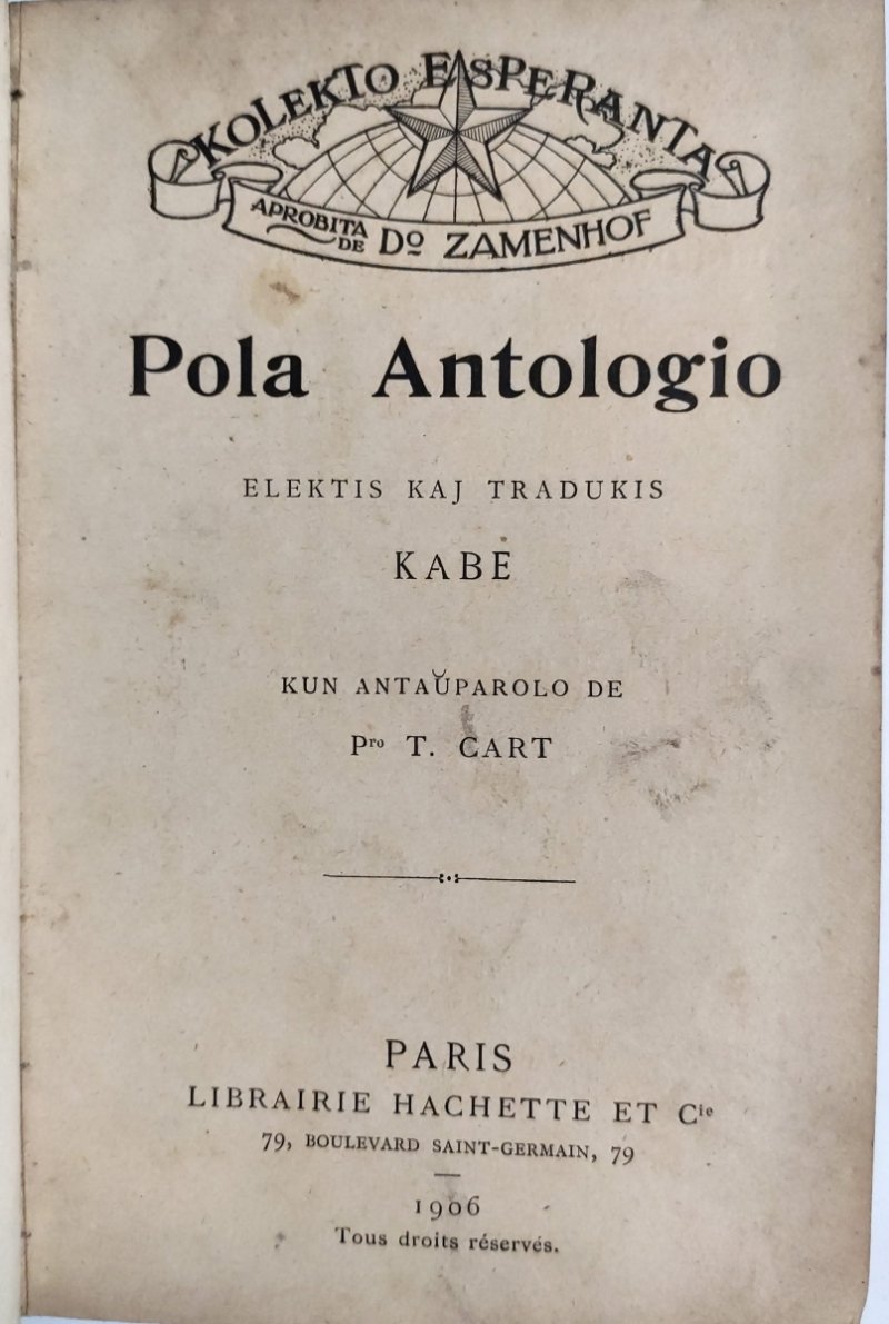 ANTOLOGIA POLSKA 1906