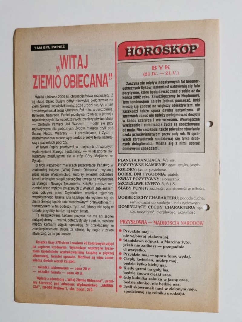 PORADNIK UZDRAWIACZA NR 5/90 MAJ 2000 r.