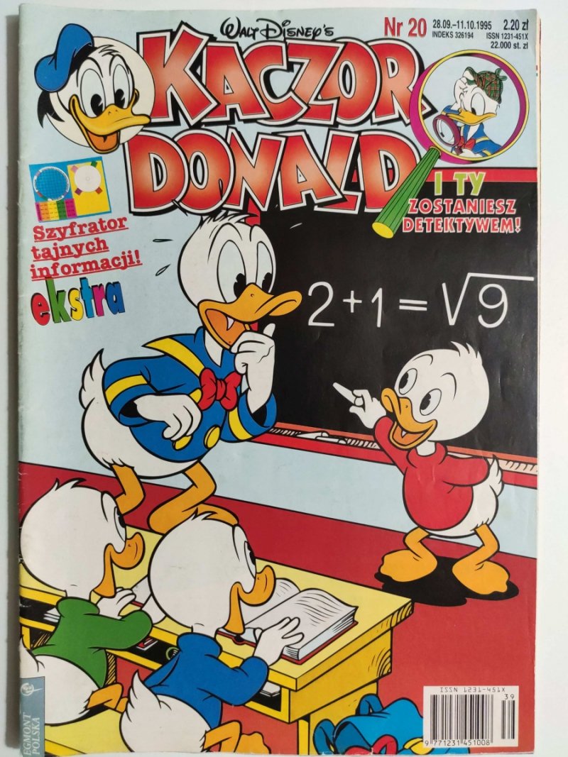 KACZOR DONALD NR 20/1995 – BEZ DODATKÓW