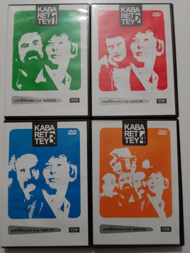DVD. KABARET TEY 1-4. TVP