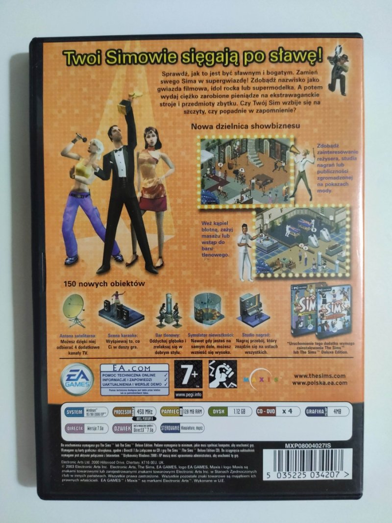 CD. THE SIMS GWIAZDA 