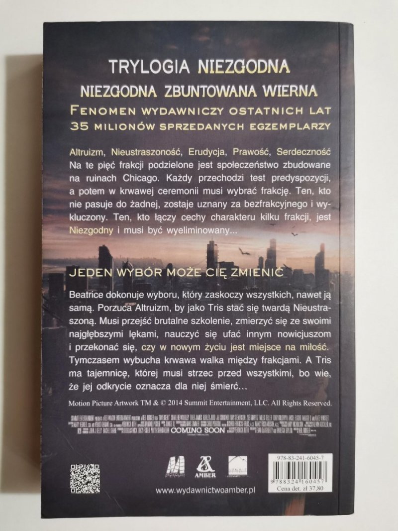 NIEZGODNA - Veronica Roth 