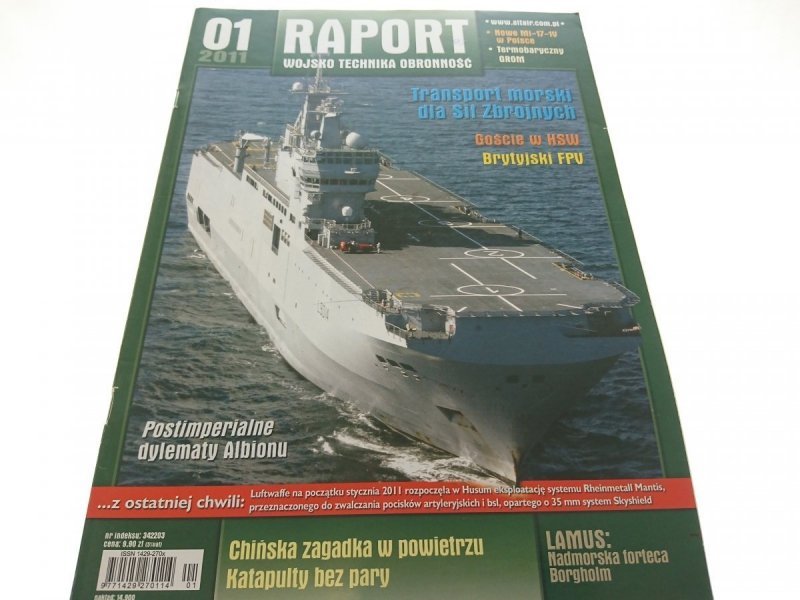 RAPORT. WOJSKO TECHNIKA OBRONNOŚĆ 01 2011