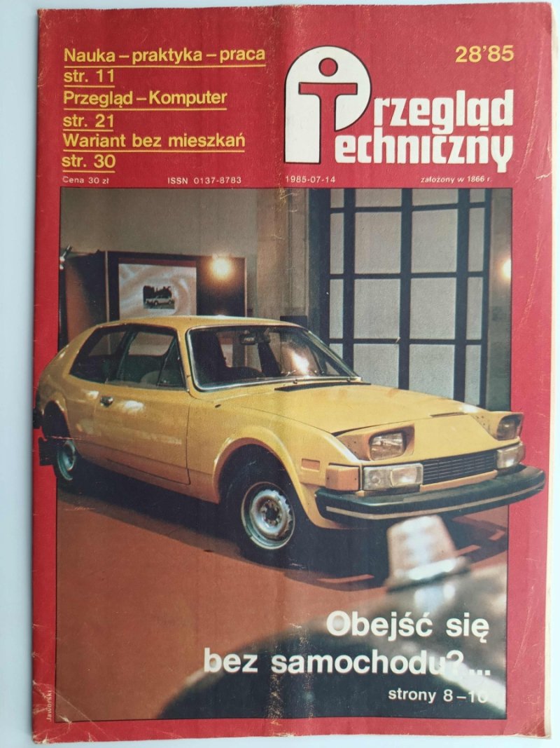 PRZEGLĄD TECHNICZNY NR 28/1985