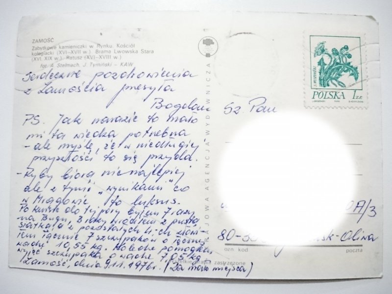 ZAMOŚĆ. ZABTKOWE KAMIENICZKI I INNE FOT. STELMACH, TYMIŃSKI
