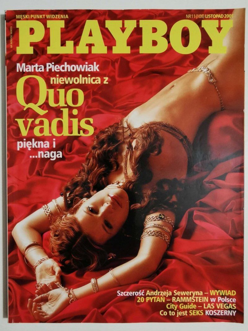 PLAYBOY NR 11 (108) LISTOPAD 2001 MARTA PIECHOWIAK 