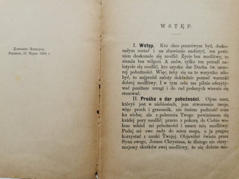 UWAGI O MODLITWIE DLA KAŻDEGO WIELCE POŻYTECZNE 1904