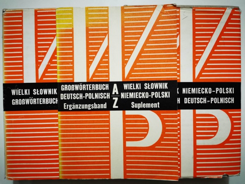 WIELKI SŁOWNIK NIEMIECKO-POLSKI AZ + SUPLEMENT - Tadeusz Kachlak