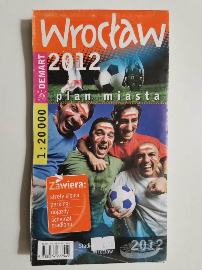 WROCŁAW 2012 PLAN MIASTA 1: 20 000 