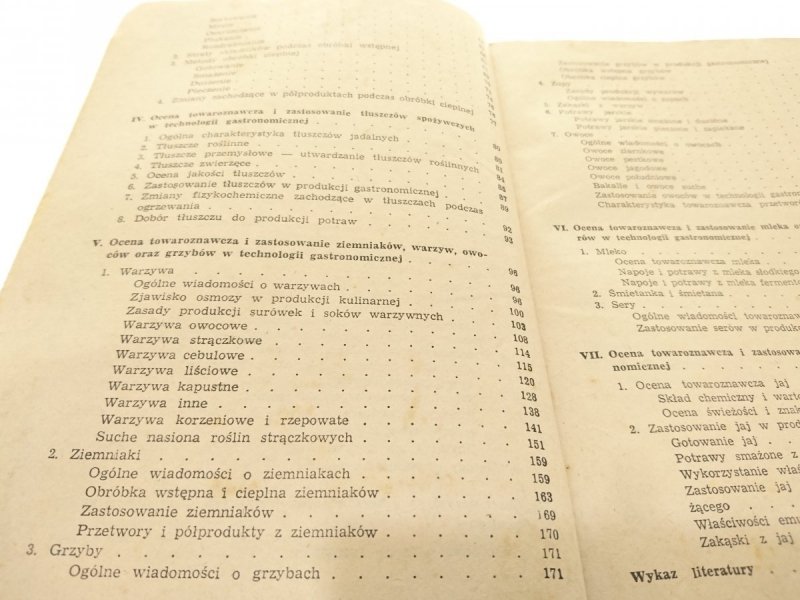 TECHNOLOGIA GASTRONOMICZNA Z TOWAROZNAWSTWEM CZ. 1