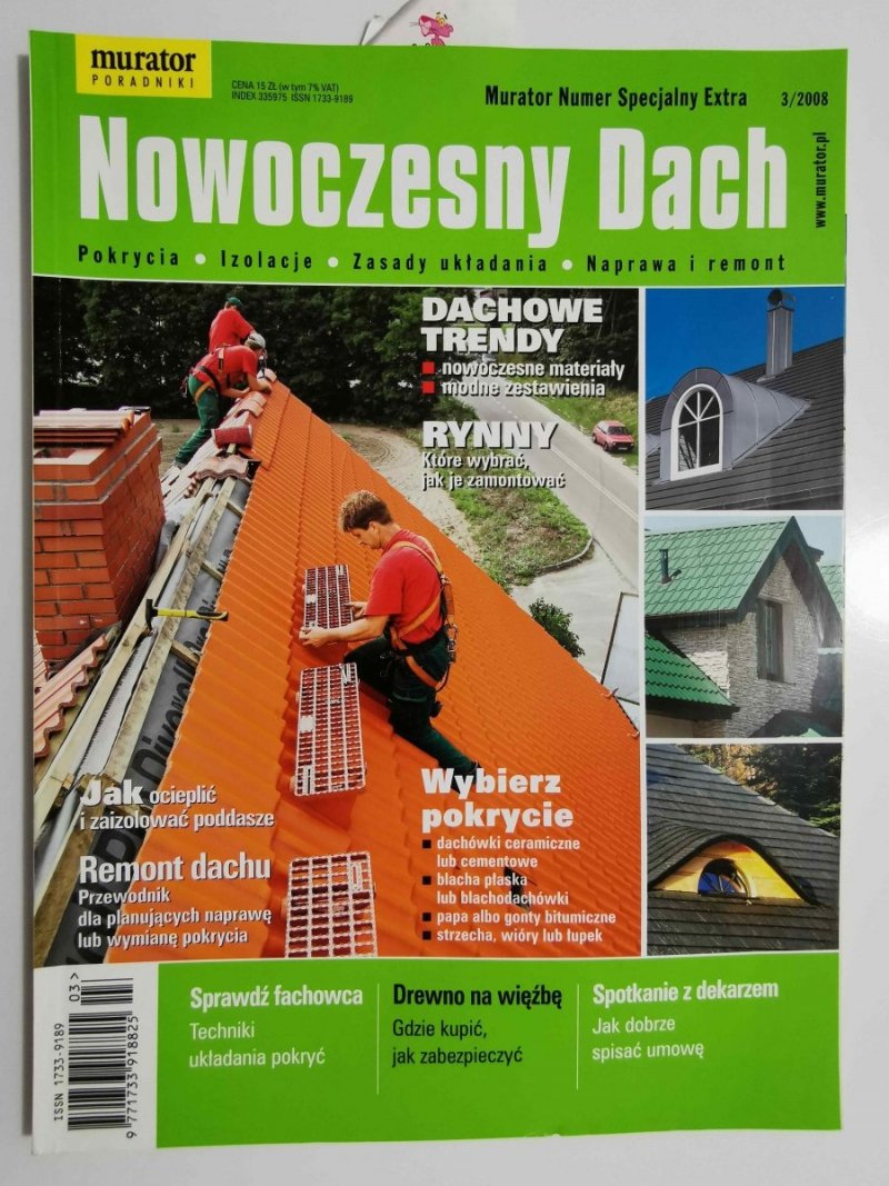 NOWOCZESNY DACH. MURATOR NUMER SPECJALNY EXTRA 3/2008