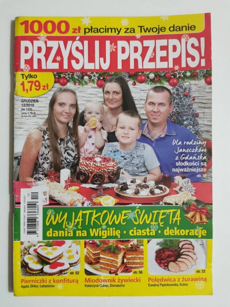 PRZYŚLIJ PRZEPIS GRUDZIEŃ 12/2018 (NR 133) 