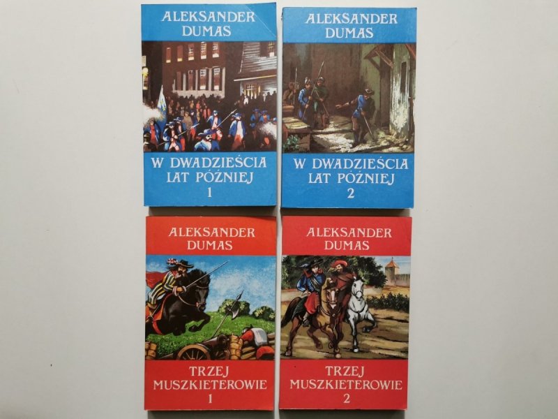 TRZEJ MUSZKIETEROWIE. W DWADZIEŚCIA LAT PÓŹNIEJ KOMPLET - Aleksander Dumas 