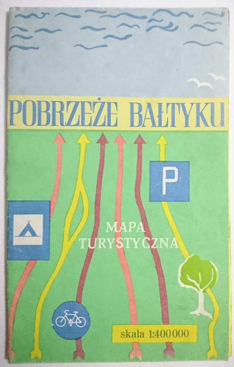 POBRZEŻE BAŁTYKU. MAPA TURYSTYCZNA 1984